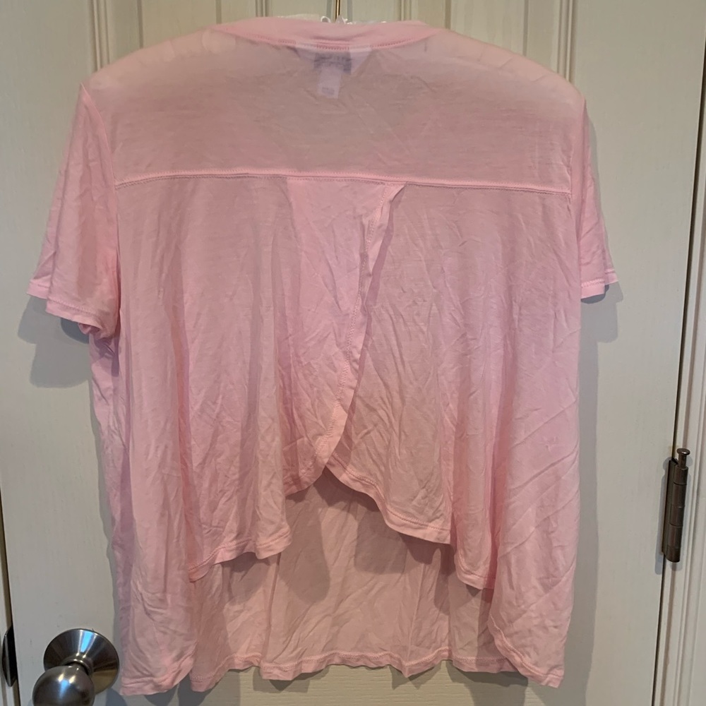 Light pink Target workout top